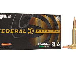 Federal Premium Gold Medal 338 Lapua Mag 250gr Sierra MatchKing BTHP 20 Rounds - Image 2