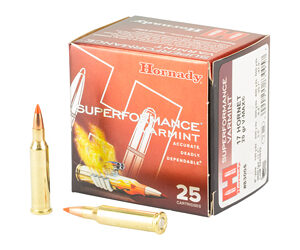 Hornady Superformance Varmint 17 Hornet 20gr V-Max 25 Rounds - Image 2