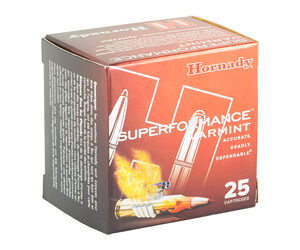 Hornady Superformance Varmint 17 Hornet 20gr V-Max 25 Rounds - Image 3