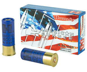 Hornady American Gunner 12 Gauge 2.75" 1 oz Rifled Slug 5 Rounds - Image 2