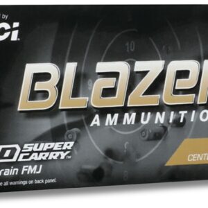 CCI Blazer Brass Handgun 30 Super Carry 115gr FMJFN 50 Rounds - Image 1