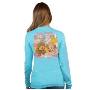 Women's Simply Southern Long Sleeve More Dogs - Image 1