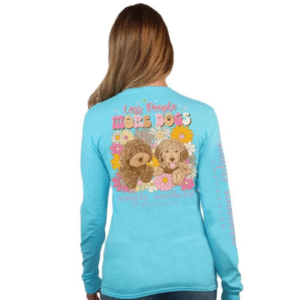 Women's Simply Southern Long Sleeve More Dogs - Image 2