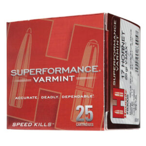 Hornady Superformance Varmint 17 Hornet 20gr V-Max 25 Rounds - Image 1