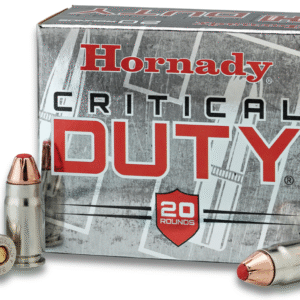 Hornady Critical Duty 9mm Luger+P 124gr FL 25 Rounds - Image 2
