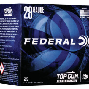 Federal Top Gun 28 Gauge 2.75" 3/4oz 8 Shot 25 Rounds - Image 1