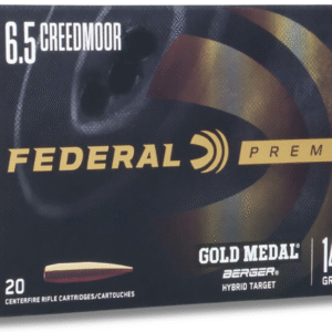 Federal Premium Gold Medal 6.5 Creedmoor 140gr BHT 20 Rounds - Image 1