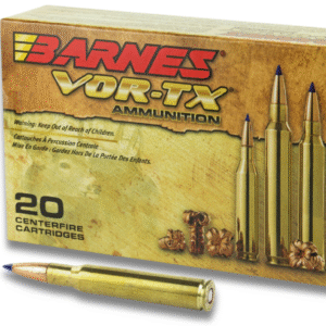 Barnes VOR-TX 30-06 Springfield 168gr TSXBT 20 Rounds - Image 1