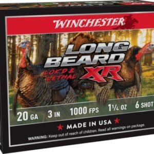 Winchester Long Beard XR Shot-Lok 20 Gauge 3" 1-1/4oz 6 Shot 10 Rounds - Image 1