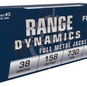 Fiocchi Range Dynamics 38 Special 158gr FMJ 50 Rounds - Image 1