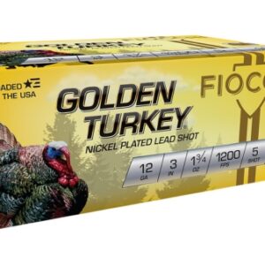 Fiocchi Golden Turkey 12 Gauge 3" 1-3/4oz 5 Shot 10 Rounds - Image 1