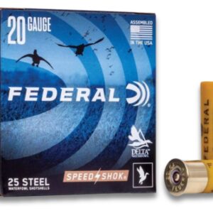 Federal Speed-Shok 20 Gauge 3" 7/8 oz 3 Shot 25 Rounds - Image 1
