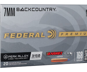 Federal 7mm Backcountry 168gr LRX 20 Rounds - Image 2