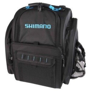 Shimano BlackMoon Backpack Front Load Black Blue - Image 1