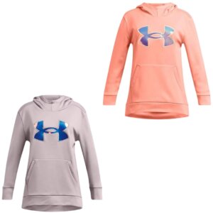 Youth Under Armour Fleece Iridescent Big Logo Hoodie - Image 1